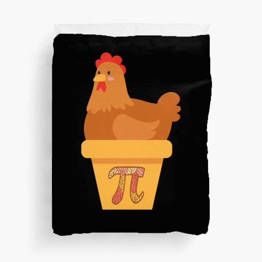 Chicken Pot Pi Celebrate Pi Day And Home Cooking Duvet Covers