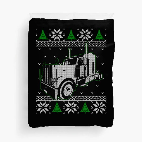 Trucker Ugly Truck Driver Duvet Covers