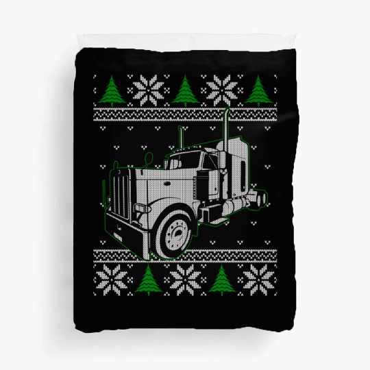 Trucker Ugly Truck Driver Duvet Covers