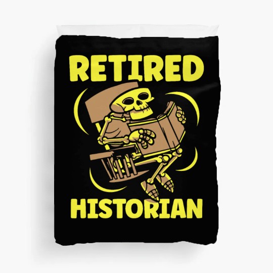 Retired Historian Job Historic History Teacher Duvet Covers