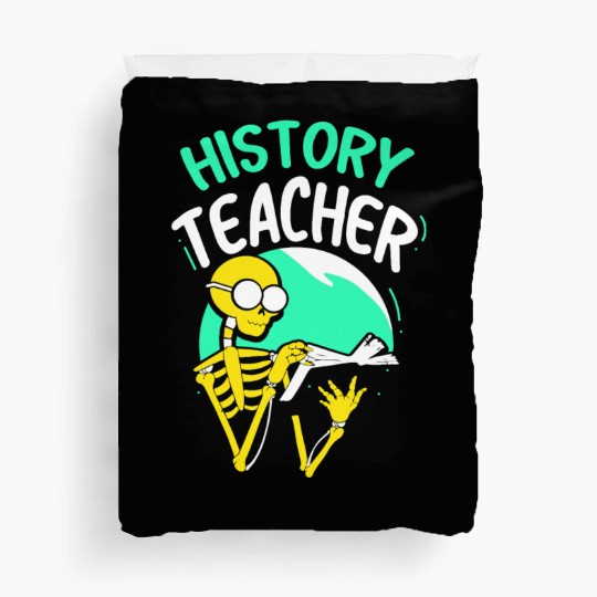 History Teacher Job Historic Historian Duvet Covers