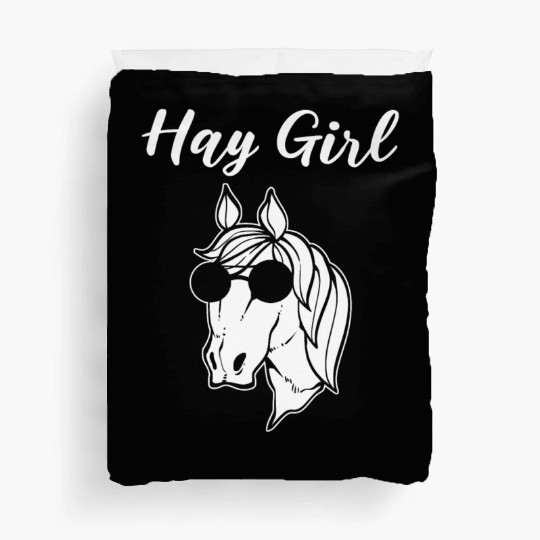 Hay Girl Equestrian Duvet Covers