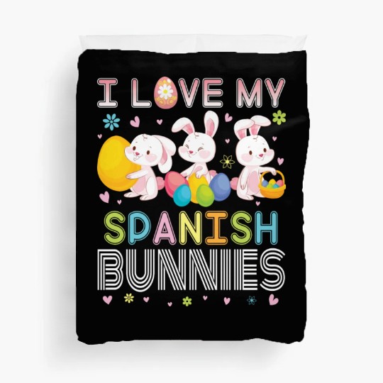 Color Flower Easter Eggs Happy Me I Love My Duvet Covers