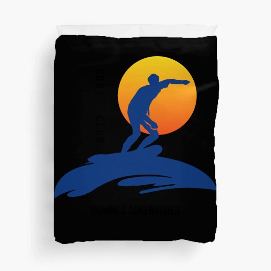 Summer Adventures Surf Club Duvet Covers