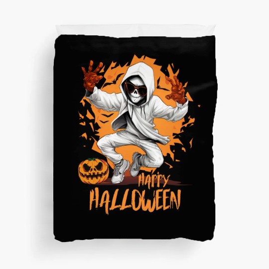 Halloween Skeleton Dabbing Hip Hop Duvet Covers