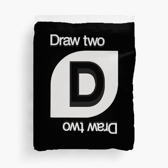 Uno Draw Two Card Duvet Covers