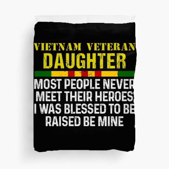 US Army Vietnam Veteran Daughter Duvet Covers