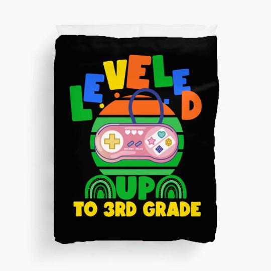 Level up to 3rd grade, back to school Duvet Covers