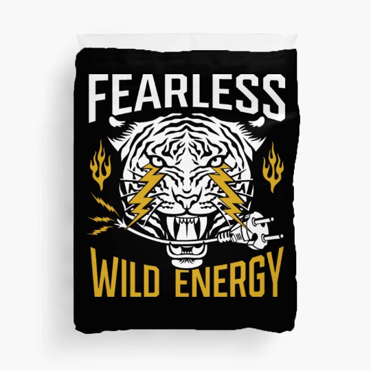 Fearless. Wild energy. Duvet Covers