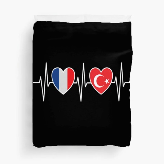 France T ShirtFrance And Turkey Duvet Covers