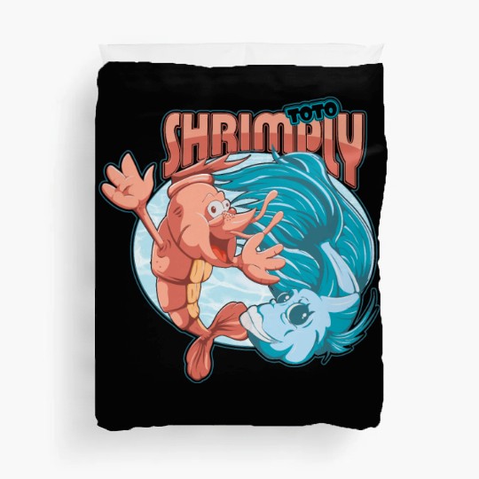 shrimp and catfish Duvet Covers
