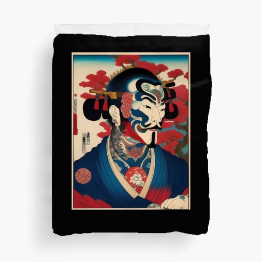 Yakuza Warriors of the Edo Night Duvet Covers