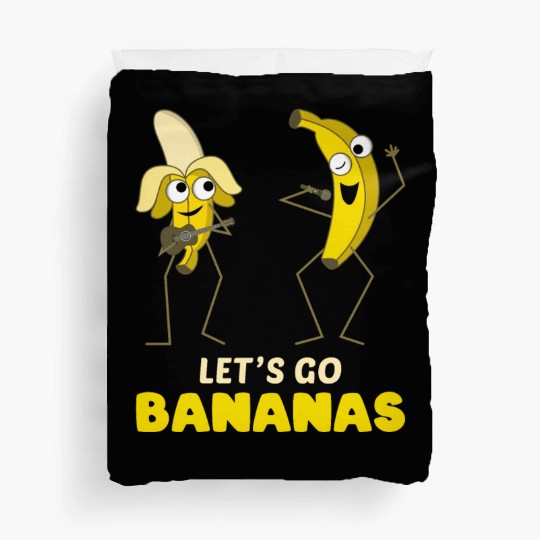 Singing Funny Banana Meme Let Us Go Banana Duvet Covers