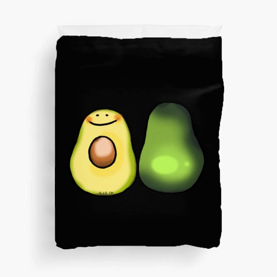 Cute Green Avocado Duvet Covers