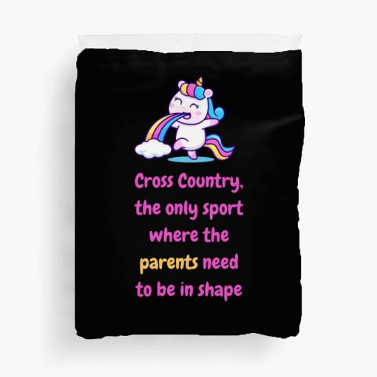 High School Running Duvet Covers, Cross Country Parent,