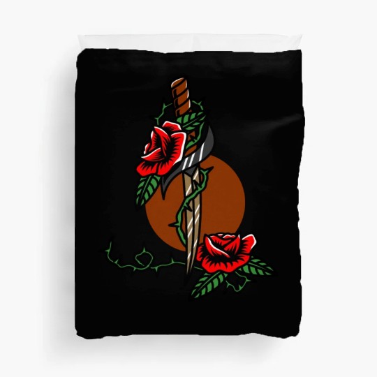 Twilight Dagger Flower Duvet Covers
