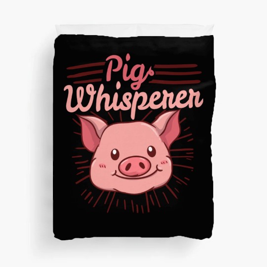 Pig Whisperer Farmer Duvet Covers