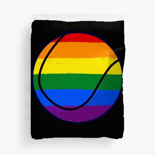Love Is Love Pride Rainbow Tennis Duvet Covers