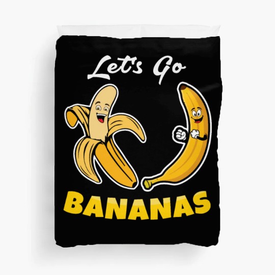 Adorable Funny Banana Meme Let Us Go Banana Duvet Covers