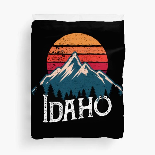 Idaho Id Moains Outdoor Wildness Duvet Covers