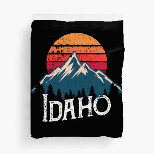 Idaho Id Moains Outdoor Wildness Duvet Covers