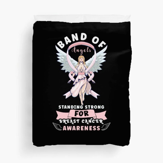 Breast cancer Awareness Support Survivors Pink Duvet Covers
