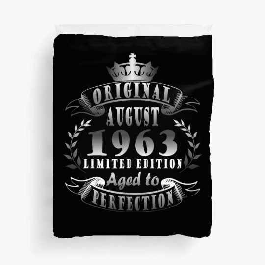 august 1963 Anniversary august 1963 august Duvet Covers
