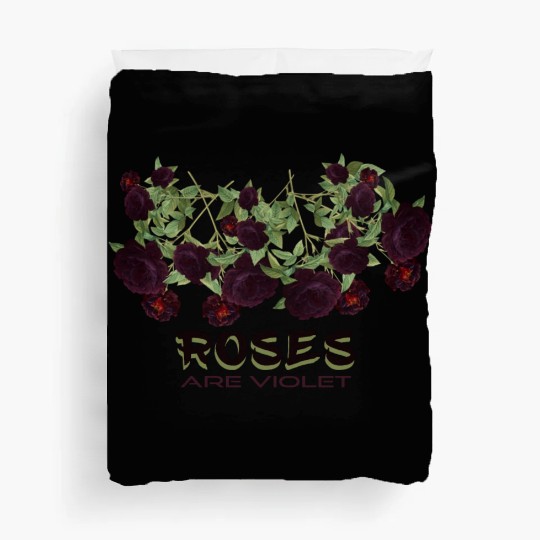 Roses are violet! Duvet Covers