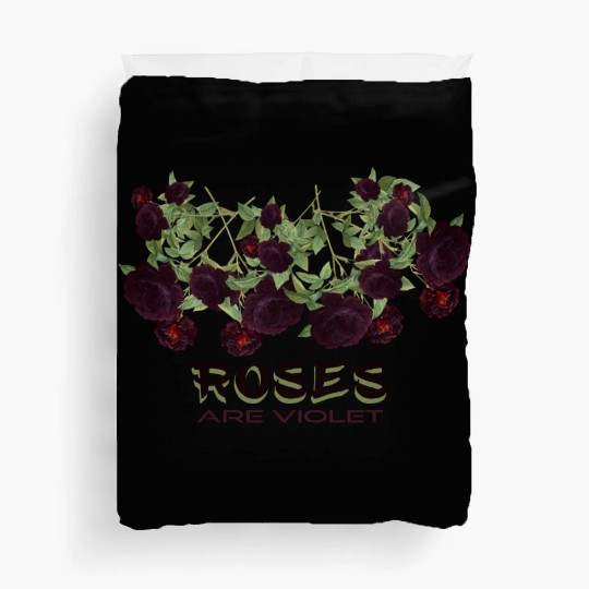 Roses are violet! Duvet Covers
