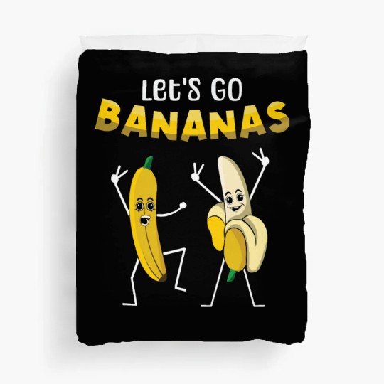 Peace Funny Banana Meme Let Us Go Banana Duvet Covers
