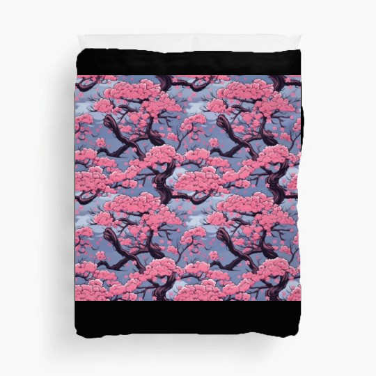 Anime Euphoria: Fantasy Cherry Blossom Dreamscape Duvet Covers