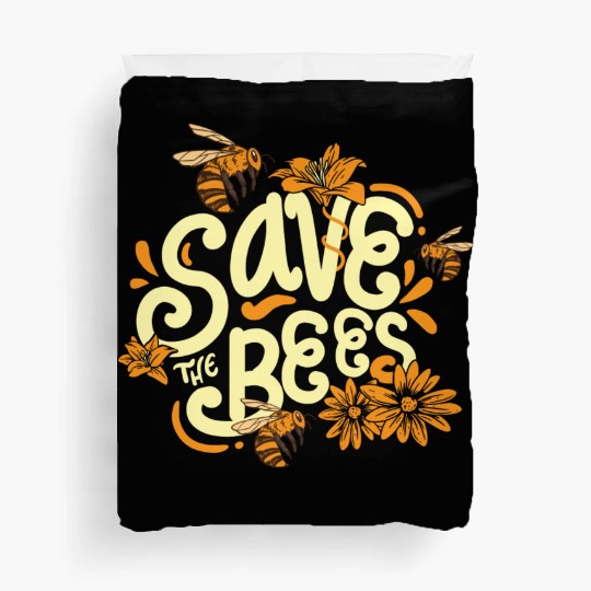 Save The Bees Beekeeper Environmentalist Duvet Covers