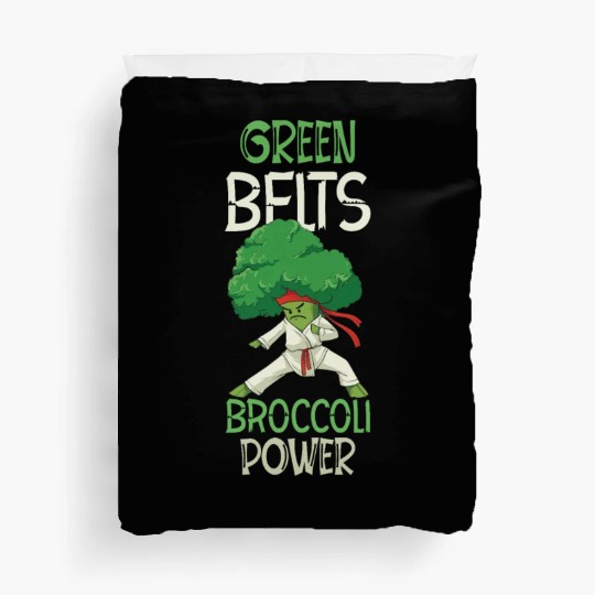 Broccoli Martial Arts Karate MMA Boxing Kicks Duvet Covers