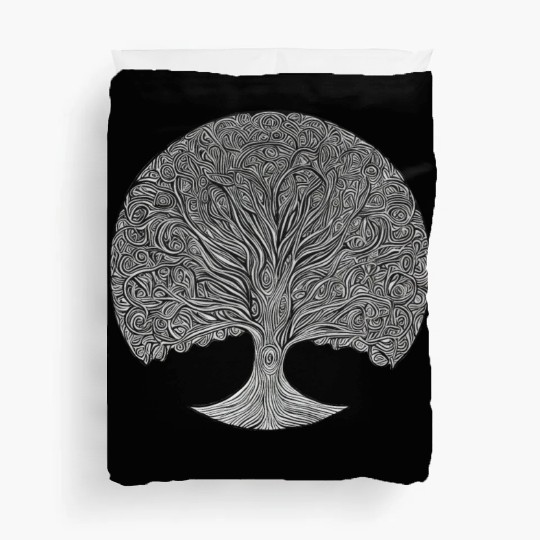 Tree: detailed, relaxing, & positive Duvet Covers