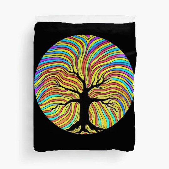 Tree: detailed, relaxing, & positive Duvet Covers