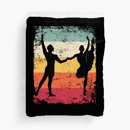 Ballet Dance Couple Vintage Ballerina Duvet Covers