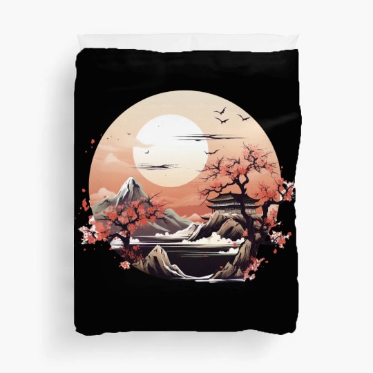 Serenity in Sakura Duvet Covers