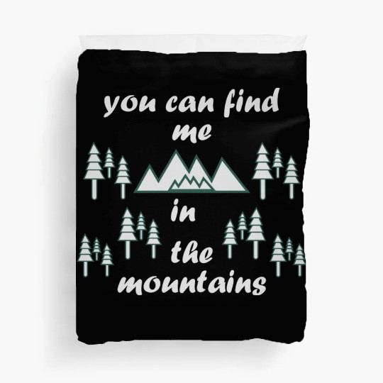 Take a Hike, Hiking Lover, Adventure, Nature. Duvet Covers