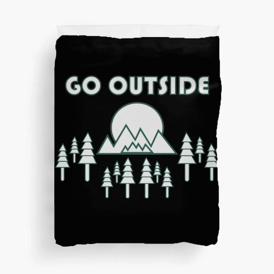 Take a Hike, Hiking Lover, Adventure, Nature. Duvet Covers
