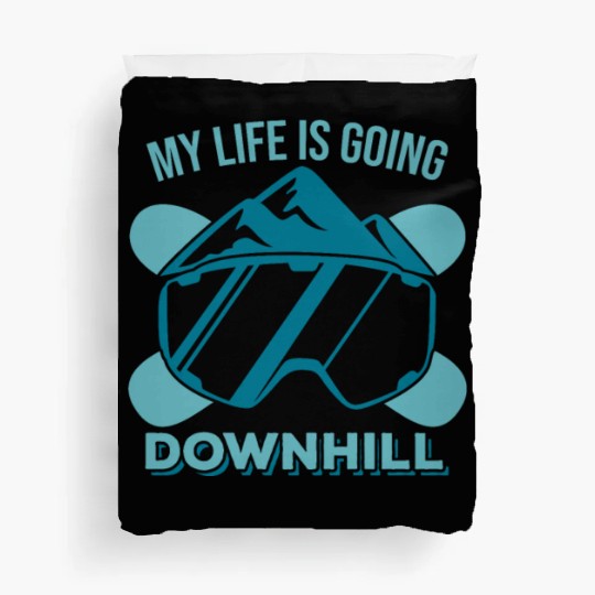 Vintage Snowboarding Duvet Covers