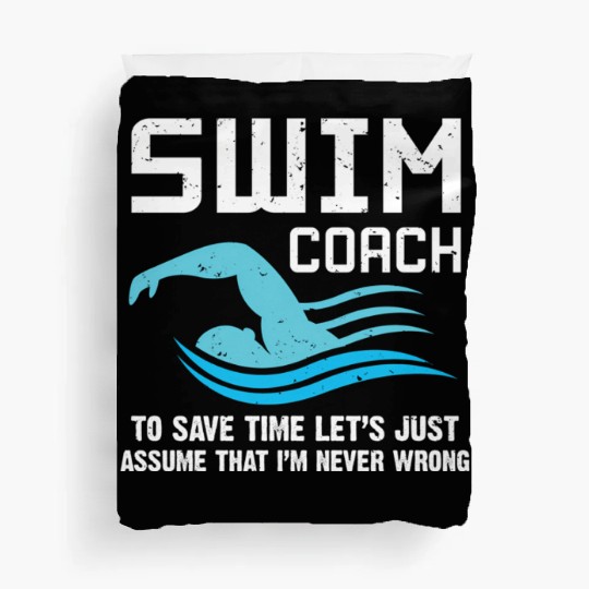 Swim Teacher Swimming Coach Duvet Covers