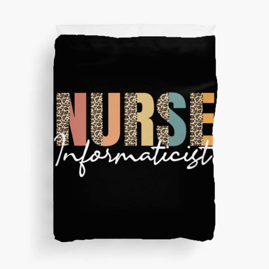 Nurse Informaticist Leopard Pattern Duvet Covers