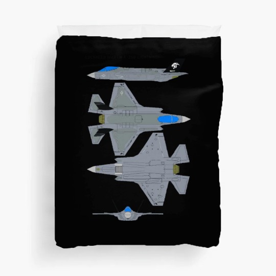 Lockheed Martin F 35B Lightning Duvet Covers