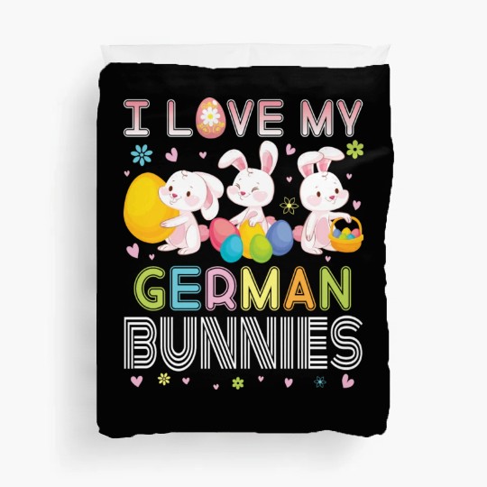 Color Flower Easter Eggs Happy Me I Love My German Duvet Covers