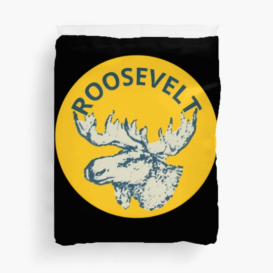 Teddy Roosevelt Bull Moose Py Duvet Covers