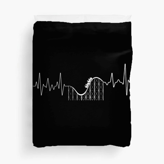 Roller Coaster Heart Beat Duvet Covers