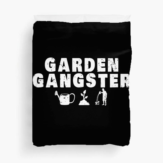 Funny Gardener Gifts Garden Gangster Duvet Covers