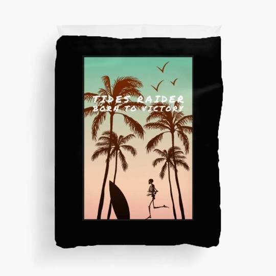 Tides raider, born to victory Duvet Covers
