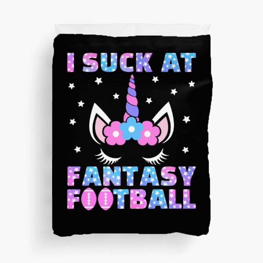 I Suck at Fantasy Football Loser Punishment Funny Duvet Covers