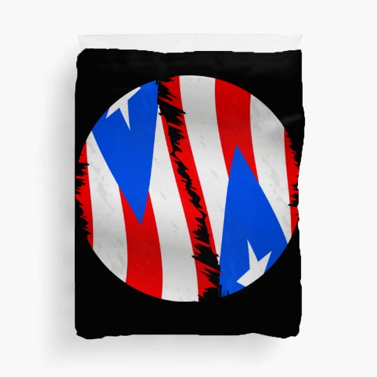 Puerto Rico Flag For A Puerto Rican Boricua Lover Duvet Covers